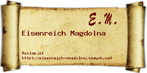 Eisenreich Magdolna névjegykártya